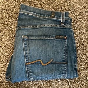 straight 7 for all man kind jeans size 36